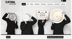Desktop Screenshot of elbtonalpercussion.de