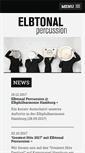 Mobile Screenshot of elbtonalpercussion.de